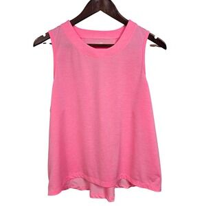 Avia Pink Mesh Back Activewear Tank Top Womens Size Large 12-14‎